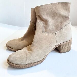 Raffaele Riccardi leather Slouchy‎ Ankle Boots Size 39/8